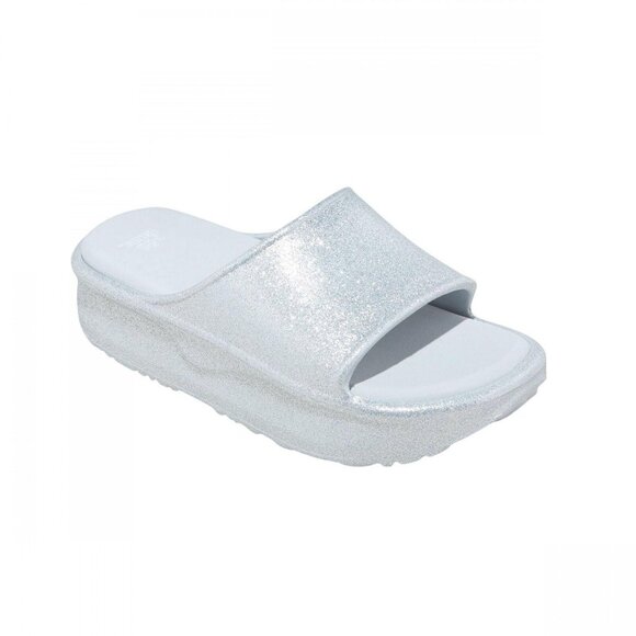 NWT Wild Fable Womens Laney EVA Platform Sandals 89258971 Silver 11M - Picture 1 of 10